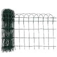 VIDAXL - vidaXL Bordure de pelouse Fer enduit de poudre 10x0,65 m - vignette