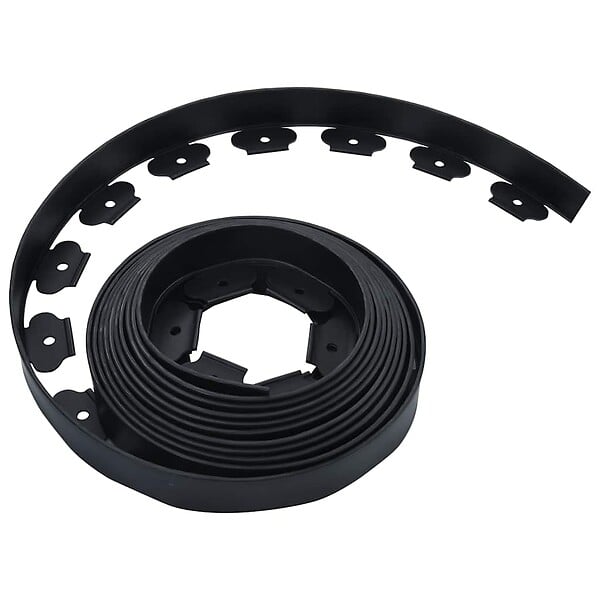 VIDAXL - vidaXL Bordure de pelouse flexible avec 30 piquets 10 m 5 cm - large