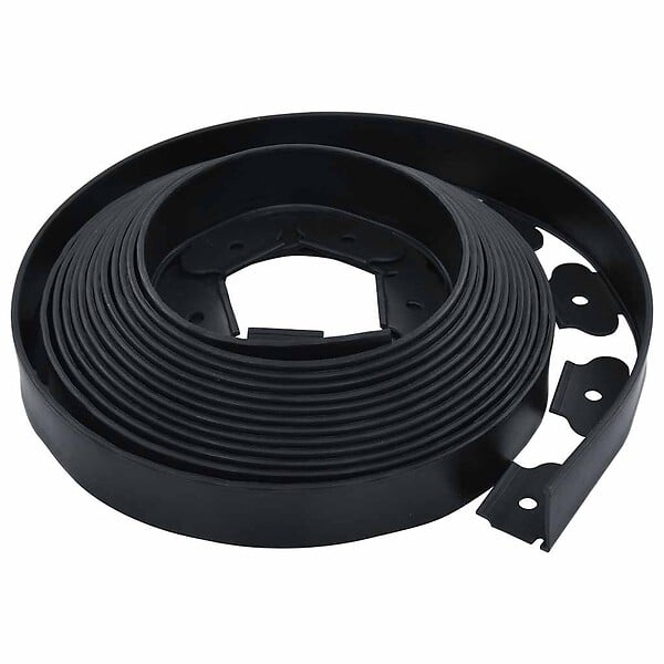 VIDAXL - vidaXL Bordure de pelouse flexible avec 30 piquets 10 m 5 cm - large