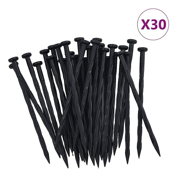 VIDAXL - vidaXL Bordure de pelouse flexible avec 30 piquets 10 m 5 cm - large