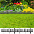 VIDAXL - vidaXL Bordures de pelouse 17 pcs Anthracite 10 m PP - vignette