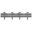 VIDAXL - vidaXL Bordures de pelouse 17 pcs Anthracite 10 m PP - vignette