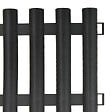 VIDAXL - vidaXL Bordures de pelouse 17 pcs Anthracite 10 m PP - vignette