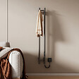 EMKE - EMKE Sèche-serviettes électrique 120x12,4 cm, 145W, Radiateur Salle de Bain WiFi App/Alexa, Chauffage carbone, Gris - vignette