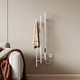 EMKE - EMKE Sèche-serviettes électrique 115x21,6 cm, 220W, Radiateur Salle de Bain WiFi App/Alexa, Chauffage carbone, Blanc - vignette