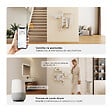 EMKE - EMKE Sèche-serviettes Électrique 76,9 x 45 cm, Barres pivotantes 180 degrés avec Étagère, WiFi App/Alexa, 120W, Blanc - vignette
