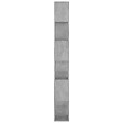VIDAXL - vidaXL Bibliothèque/Séparateur de pièce Gris béton Bois d'ingénierie - vignette