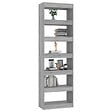 VIDAXL - vidaXL Bibliothèque/Séparateur de pièce Sonoma gris 60x30x198 cm - vignette