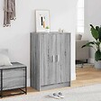 VIDAXL - vidaXL Meuble à  chaussures Sonoma gris 60x35x92 cm Bois d'ingénierie - vignette
