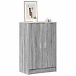 VIDAXL - vidaXL Meuble à  chaussures Sonoma gris 60x35x92 cm Bois d'ingénierie - vignette
