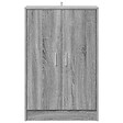 VIDAXL - vidaXL Meuble à  chaussures Sonoma gris 60x35x92 cm Bois d'ingénierie - vignette