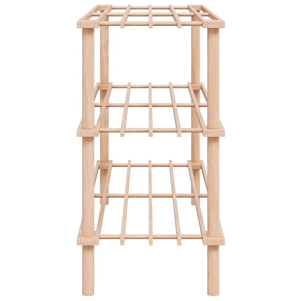 VIDAXL - vidaXL Range-chaussures à  3 étagères 2 pcs Bois de sapin solide - large