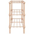 VIDAXL - vidaXL Range-chaussures à  3 étagères 2 pcs Bois de sapin solide - vignette