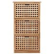 VIDAXL - vidaXL Armoire à  chaussures 55x20x104 cm Bois de noyer massif - vignette