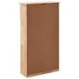 VIDAXL - vidaXL Armoire à  chaussures 55x20x104 cm Bois de noyer massif - vignette