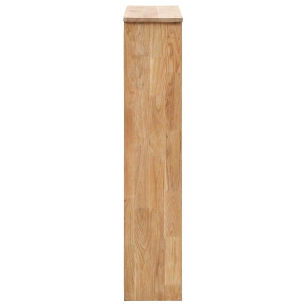 VIDAXL - vidaXL Armoire à  chaussures 55x20x104 cm Bois de noyer massif - large