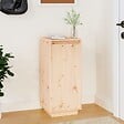 VIDAXL - vidaXL Armoire à  chaussures 35x35x80 cm Bois de pin massif - vignette