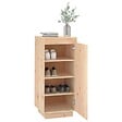 VIDAXL - vidaXL Armoire à  chaussures 35x35x80 cm Bois de pin massif - vignette