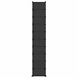 VIDAXL - vidaXL étagère à  chaussures Noir 44x32x174 cm PP - vignette