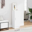 VIDAXL - vidaXL Armoire à  chaussures Blanc 32x35x92 cm Aggloméré - vignette