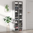 VIDAXL - vidaXL Meuble à  chaussures Sonoma gris 54x34x183 cm Bois d'ingénierie - vignette