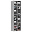 VIDAXL - vidaXL Meuble à  chaussures Sonoma gris 54x34x183 cm Bois d'ingénierie - vignette