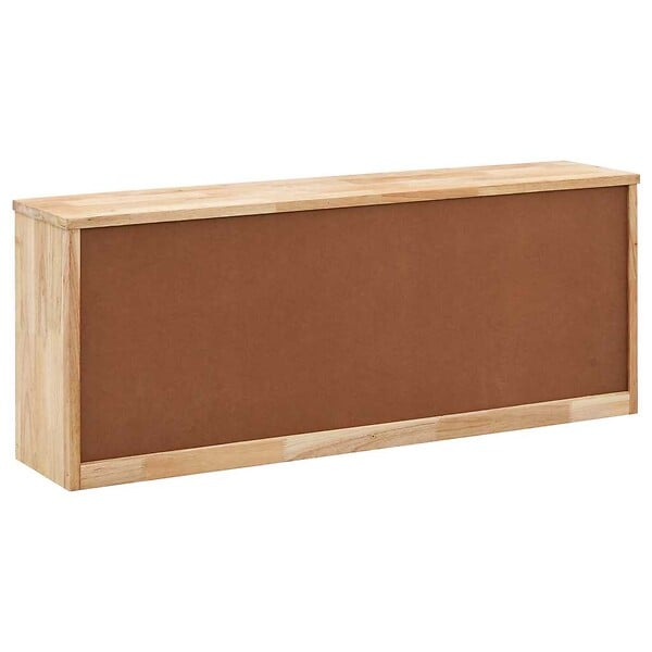 VIDAXL - vidaXL Banc de rangement de chaussures 94x20x38cm Bois massif de noyer - large