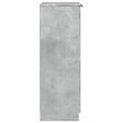 VIDAXL - vidaXL Armoire à  chaussures Gris béton 59x35x100 cm Bois d'ingénierie - vignette