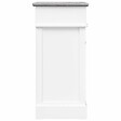 VIDAXL - vidaXL Armoire à  chaussures Gris 50 x 28 x 58 cm Bois de Paulownia - vignette