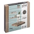 5 FIVE SIMPLY SMART - Étagère murale "Fixy" 23,5cm effet bois naturel - vignette