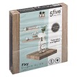 5 FIVE SIMPLY SMART - Étagère murale "Fixy" 23,5cm effet bois naturel - vignette
