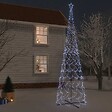 VIDAXL - vidaXL Arbre de Noël cône 3000 LED Blanc froid 230x800 cm - vignette