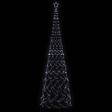 VIDAXL - vidaXL Arbre de Noël cône 3000 LED Blanc froid 230x800 cm - vignette