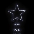 VIDAXL - vidaXL Arbre de Noël cône 3000 LED Blanc froid 230x800 cm - vignette