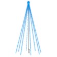 VIDAXL - vidaXL Sapin de Noël à  LED Intérieur/Extérieur 576 LED bleu 3,6 m - vignette