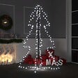 VIDAXL - vidaXL Arbre de Noël cône 200 LED d'intérieur/d'extérieur 98x150 cm - vignette