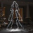 VIDAXL - vidaXL Arbre de Noël cône 200 LED d'intérieur/d'extérieur 98x150 cm - vignette