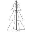 VIDAXL - vidaXL Arbre de Noël cône 200 LED d'intérieur/d'extérieur 98x150 cm - vignette