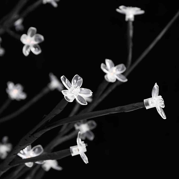 VIDAXL - vidaXL Arbre à  LED fleur de cerisier 672 LED Blanc chaud 400 cm - large