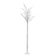 VIDAXL - vidaXL Sapin de Noël 200 LED blanc chaud Saule 2,2 m Int/Ext - vignette