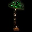 VIDAXL - vidaXL Palmier à  LED 88 LED Blanc chaud 150 cm - vignette