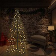 VIDAXL - vidaXL Arbre de Noël cône 240 LED d'intérieur/d'extérieur 115x150 cm - vignette