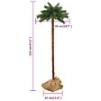 VIDAXL - vidaXL Sapin de Noël avec LED 120 cm - vignette