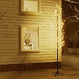 VIDAXL - vidaXL Arbre à  LED fleur de cerisier 368 LED Blanc chaud 300 cm - vignette