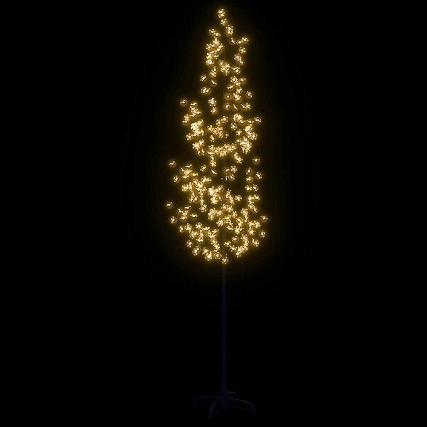 VIDAXL - vidaXL Arbre à  LED fleur de cerisier 368 LED Blanc chaud 300 cm - large