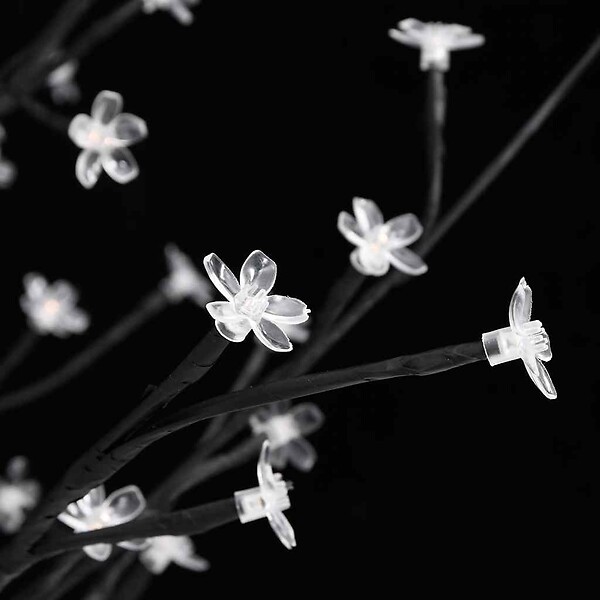 VIDAXL - vidaXL Arbre à  LED fleur de cerisier 368 LED Blanc chaud 300 cm - large