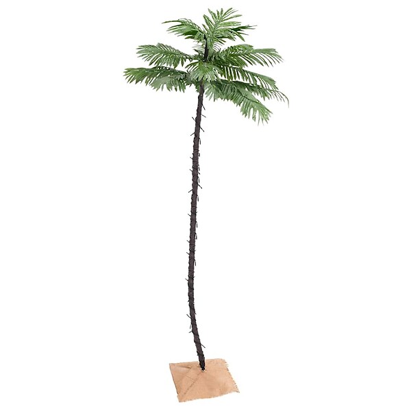 VIDAXL - vidaXL Palmier à  LED 192 LED Blanc chaud 300 cm - large