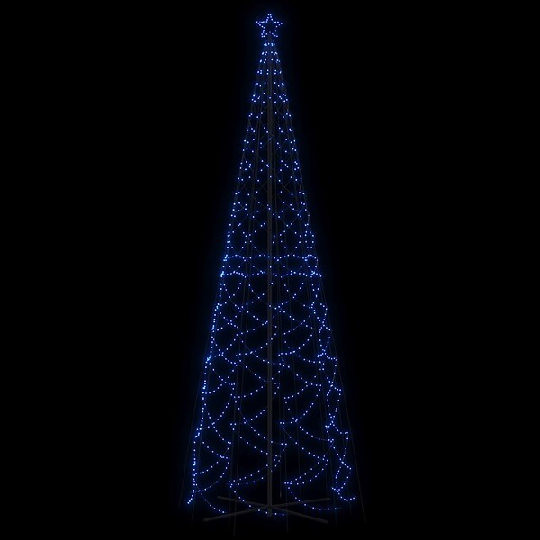 VIDAXL - vidaXL Arbre de Noël cône 1400 LED Bleues 160x500 cm - large