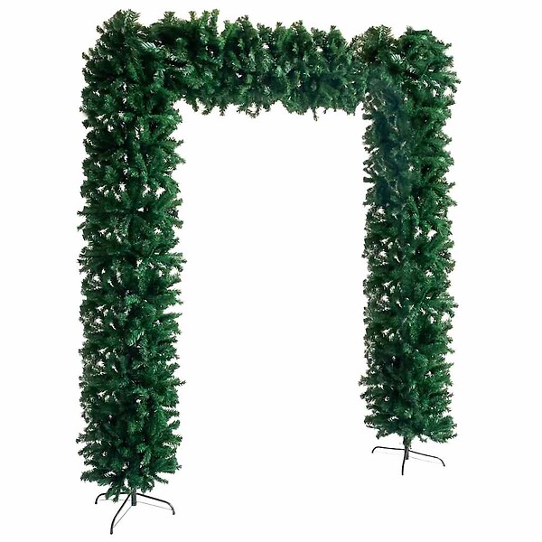 VIDAXL - vidaXL Arche d'arbre de Noël Vert 240 cm - large