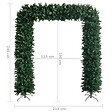 VIDAXL - vidaXL Arche d'arbre de Noël Vert 240 cm - vignette
